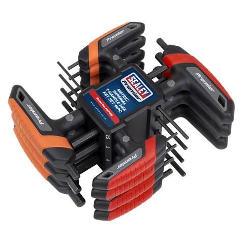 Premier Metric/Imperial T-Handle Hex Key Set 14pc