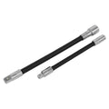 Premier Flexible Extension Adaptor Set 1/4"Sq x 150mm & 3/8"Sq x 200mm 2pc