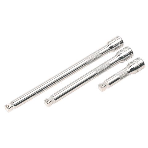 Premier Wobble/Rigid Extension Bar Set 3/8"Sq Drive 3pc