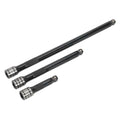 Premier Black Wobble/Rigid Extension Bar Set 3/8"Sq Drive 3pc