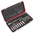 Premier Platinum Socket Set 1/4"Sq Drive 49pc
