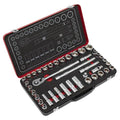 Premier Platinum Metric/Imperial Socket Set 1/2"Sq Drive 40pc