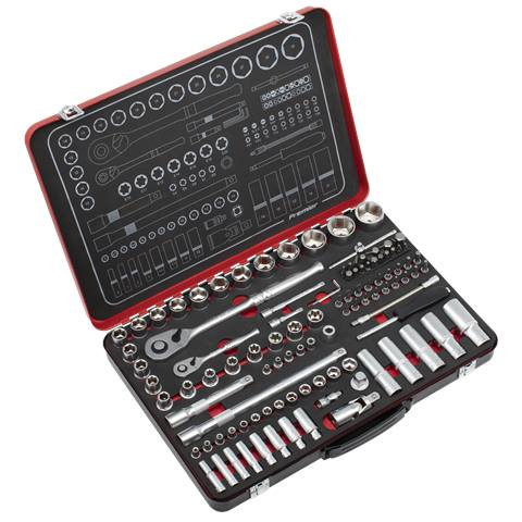 Premier Platinum Socket Set 1/4" & 1/2"Sq Drive 108pc