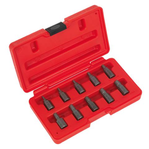Multi-Spline Screw Extractor Set 10pc