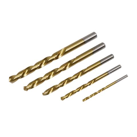 Left-Hand Spiral Drill Bit Set 5pc