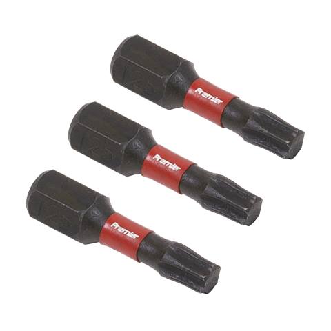 Premier TRX-Star* Impact Power Tool Bits T25 x 25mm 3pc