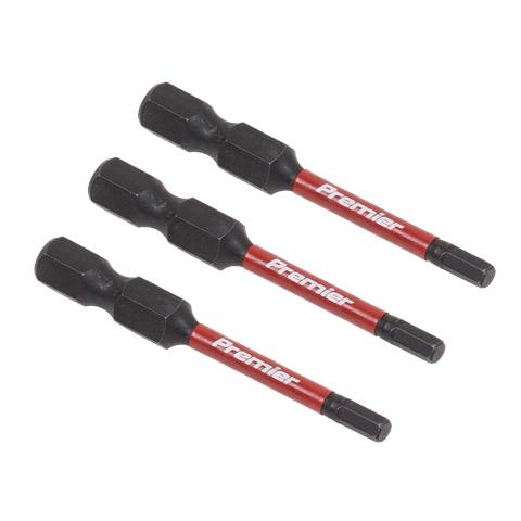 Premier Hex Impact Power Tool Bits 3 x 50mm 3pc