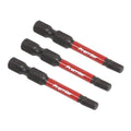 Premier Hex Impact Power Tool Bits 4 x 50mm 3pc