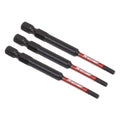 Premier Hex Impact Power Tool Bits 3 x 75mm 3pc