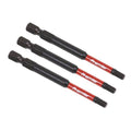 Premier Hex Impact Power Tool Bits 4 x 75mm 3pc