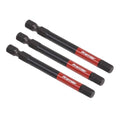 Premier Hex Impact Power Tool Bits 6 x 75mm 3pc