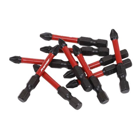 Premier Pozi Impact Power Tool Bits #2 x 50mm 10pc