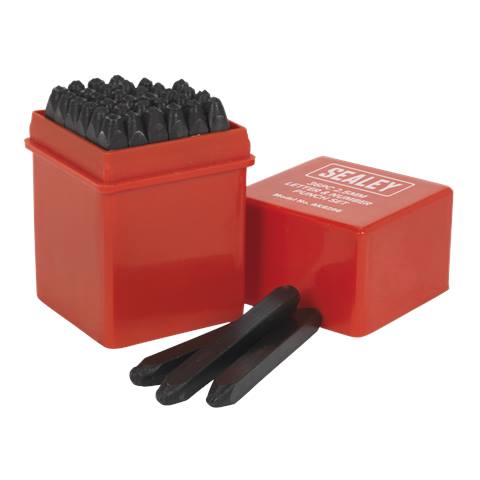 Letter & Number Punch Set 2.5mm 36pc