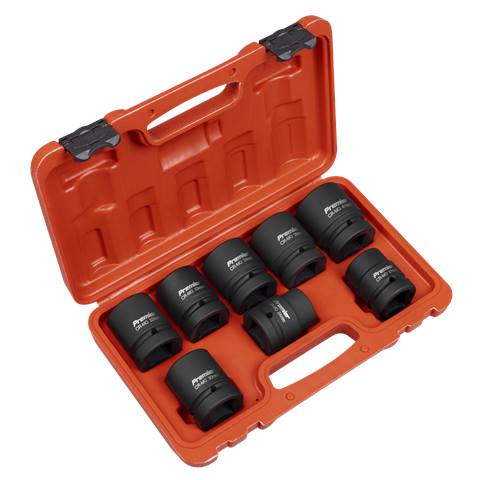 Premier Impact Socket Set 1"Sq Drive 8pc
