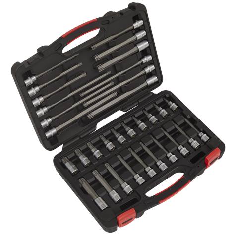 Premier Platinum TRX-Star* Socket Bit Set 3/8"Sq Drive 32pc