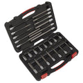 Premier Platinum Spline Socket Bit Set 3/8"Sq Drive 26pc