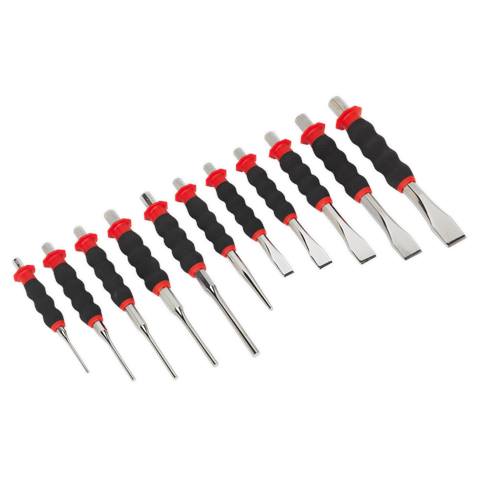 Premier Sheathed Punch & Chisel Set 11pc