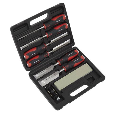 Premier Hammer-Thru Wood Chisel Set 8pc