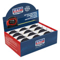 Metric/Imperial Rubber Tape Measure 5m(16ft) x 19mm - Display Box of 12