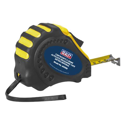Metric/Imperial Auto Lock Tape Measure 7.5m(25ft) x 25mm