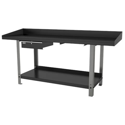 Steel Workbench with Drawer 2m