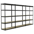 Racking Unit with 5 Shelves 220kg Capacity Per Level - Set of 3