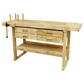 Woodworking Bench with 4 Drawers