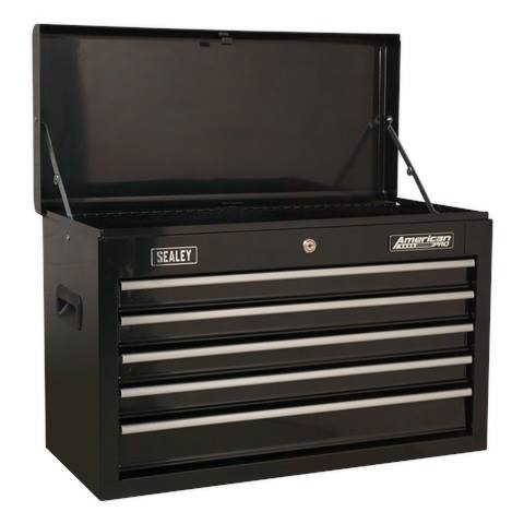 American PRO® Topchest 5 Drawer - Black