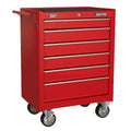 American PRO® Rollcab 6 Drawer - Red