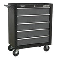 American PRO® Rollcab 5 Drawer - Black/Grey