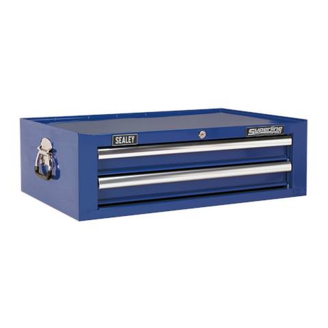 Superline PRO® Mid-Box Tool Chest 2 Drawer - Blue