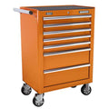 Superline PRO® Rollcab 7 Drawer - Orange
