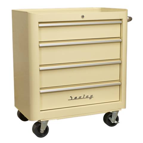 Premier™ Retro Style Rollcab 4 Drawer