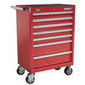 Superline PRO® Rollcab 7 Drawer - Red