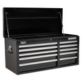 Superline PRO® Heavy-Duty Topchest 10 Drawer - Black