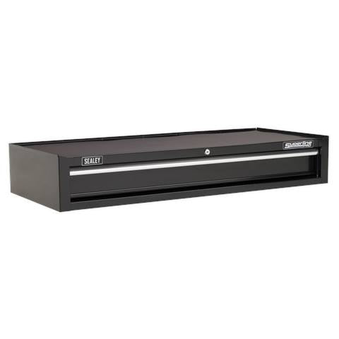 Superline PRO® Heavy-Duty Mid-Box Tool Chest with Drawer - Black