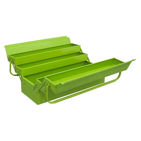 Cantilever Toolbox 4 Tray 530mm - Green