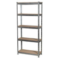 Racking Unit with 5 Shelves 150kg Capacity Per Level