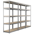 Racking Unit with 5 Shelves 350kg Capacity Per Level - Set of 3