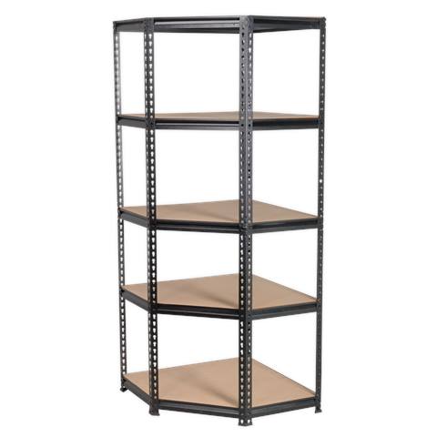 5-Level Corner Racking Unit 150kg Capacity Per Level