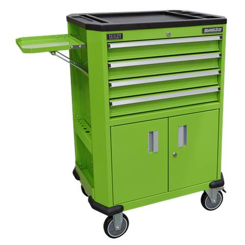 Superline PRO® Tool Trolley with 4 Drawers & 2 Door Cupboard