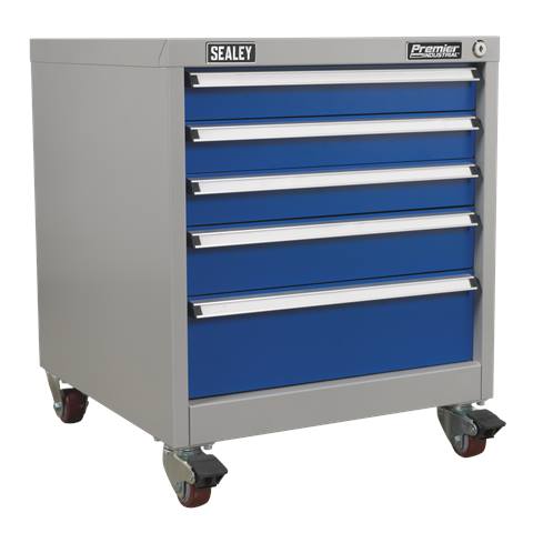 Premier Industrial™ Mobile Industrial Cabinet 5 Drawer