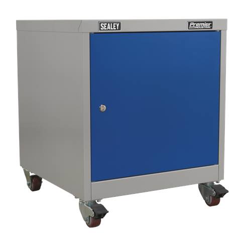 Premier Industrial™ Mobile Industrial Cabinet with 1 Shelf