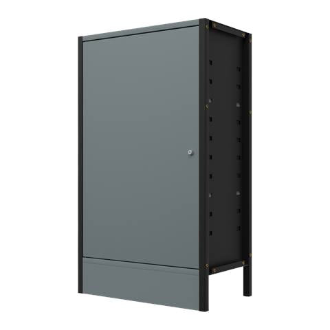 Modular Storage Base Cupboard Unit 3 Shelves 580mm