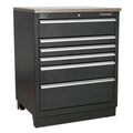 Premier™ Heavy-Duty Modular Floor Cabinet 6 Drawer 775mm