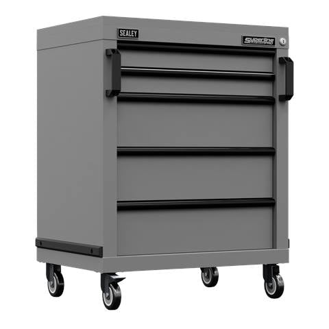 Superline PRO® Black Edition Modular Mobile Cabinet 5 Drawer 650mm