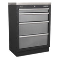 Superline PRO® Modular Cabinet 4 Drawer 680mm