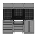 Superline PRO® Black Edition Storage System with Stainless Worktop 2.04m