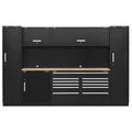 Premier™ Storage System with Hardwood Worktop 3.55m