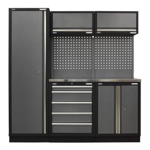 Superline PRO® Storage System with Stainless Worktop 1.96m